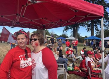 Saanichton Village Association volunteers at Fairgrounds