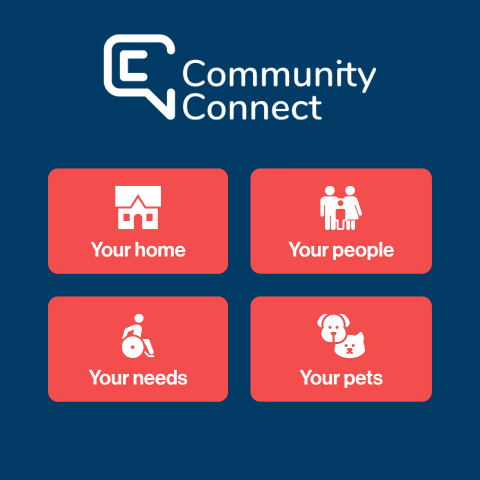 Example information buckets on Community Connect platform